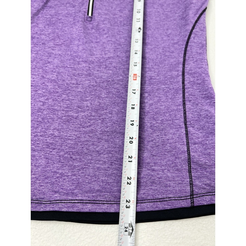 FJ FootJoy 1/4 Zip Golf Pullover Womens Small Purple Performance Stretch Outdoor - Picture 7 of 8